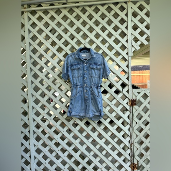 Free people Marci Cuffed Shortall romper - Picture 8 of 10